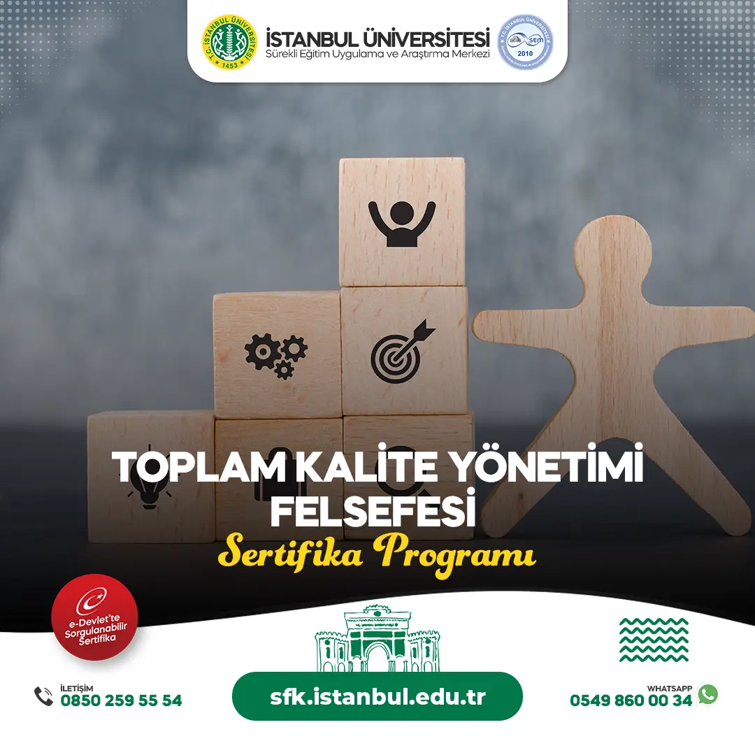 Toplam Kalite Yönetimi Felsefesi Sertifika Programı